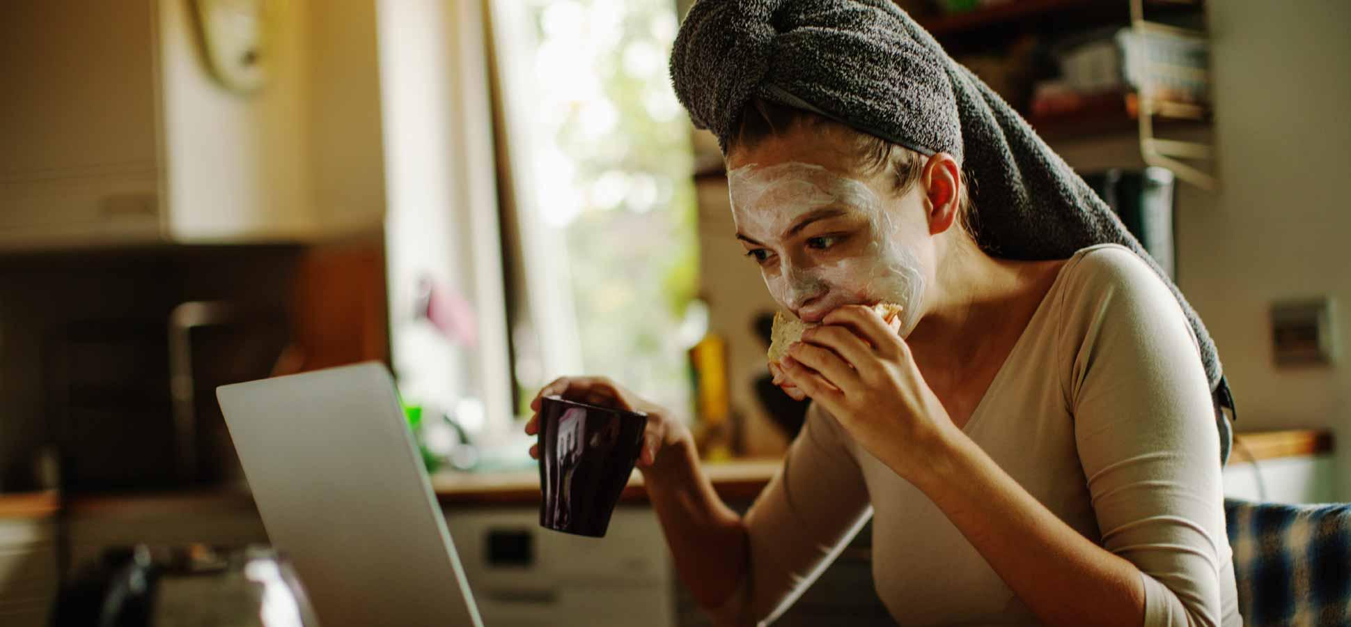 Image result for work from work in pajamas